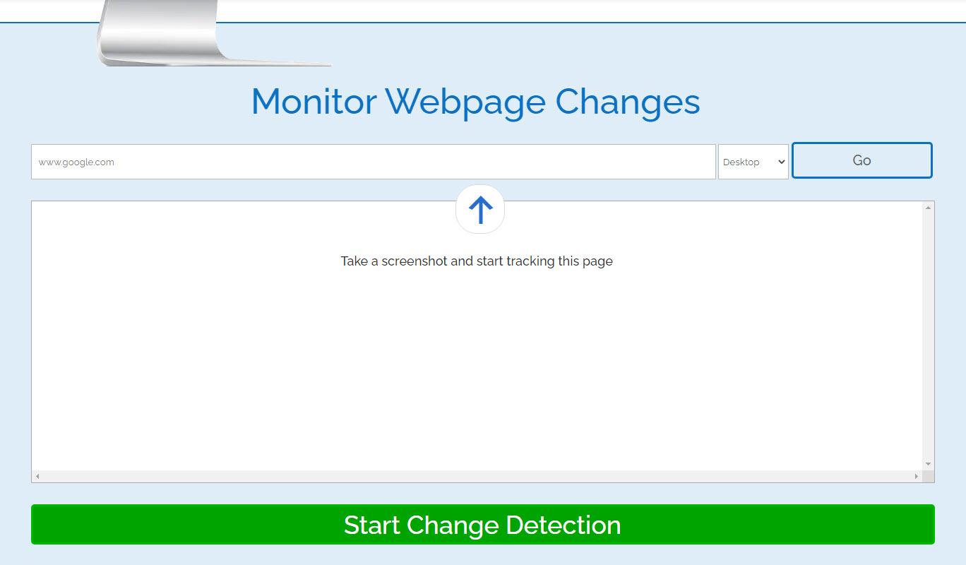 Webchange Detector